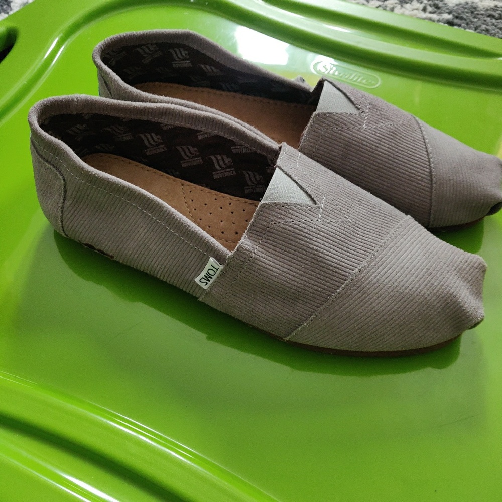 Mustache Toms shoes